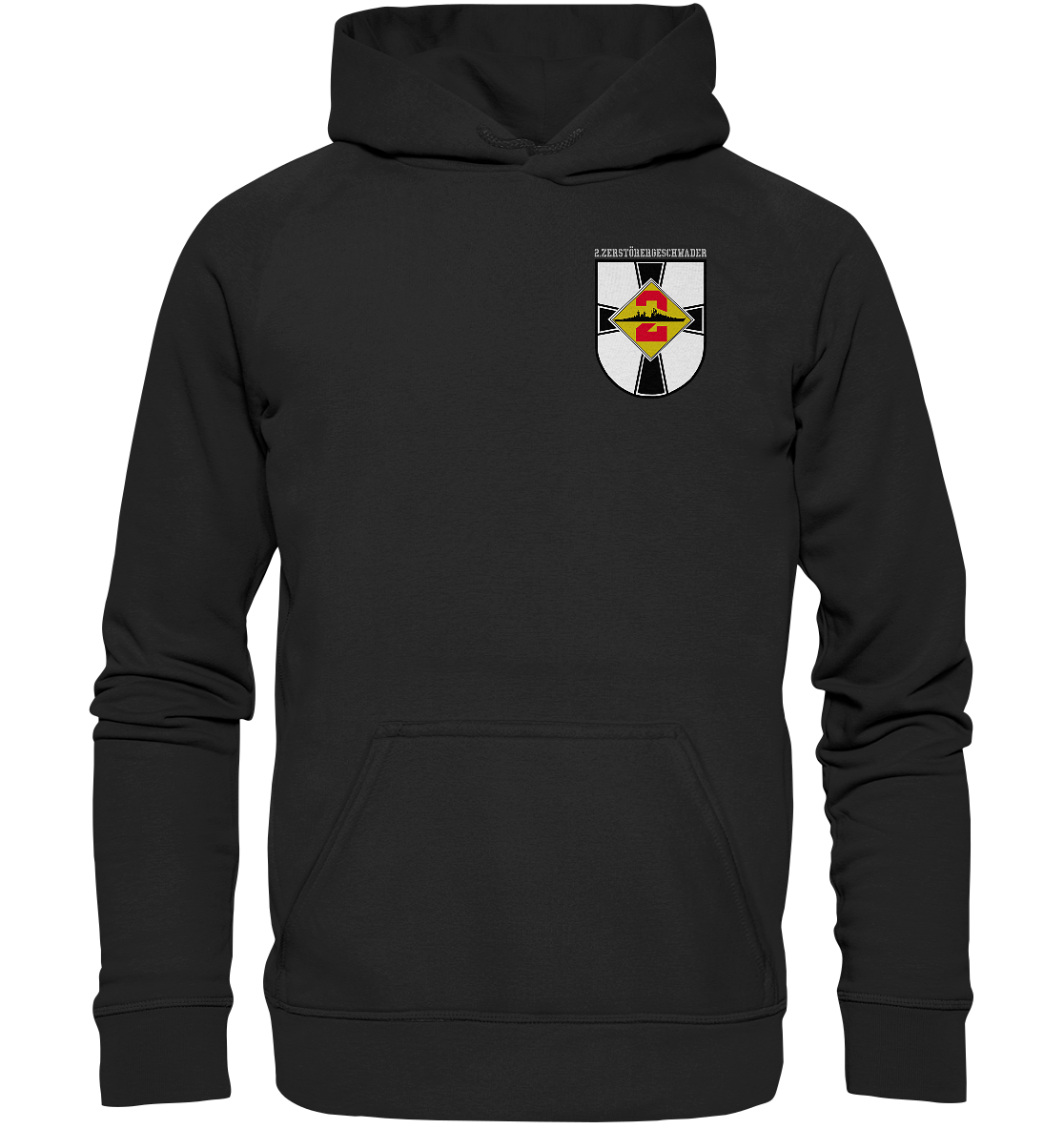 2. ZG Zerstörer D181 HAMBURG; beidseitiger Druck - Basic Unisex Hoodie