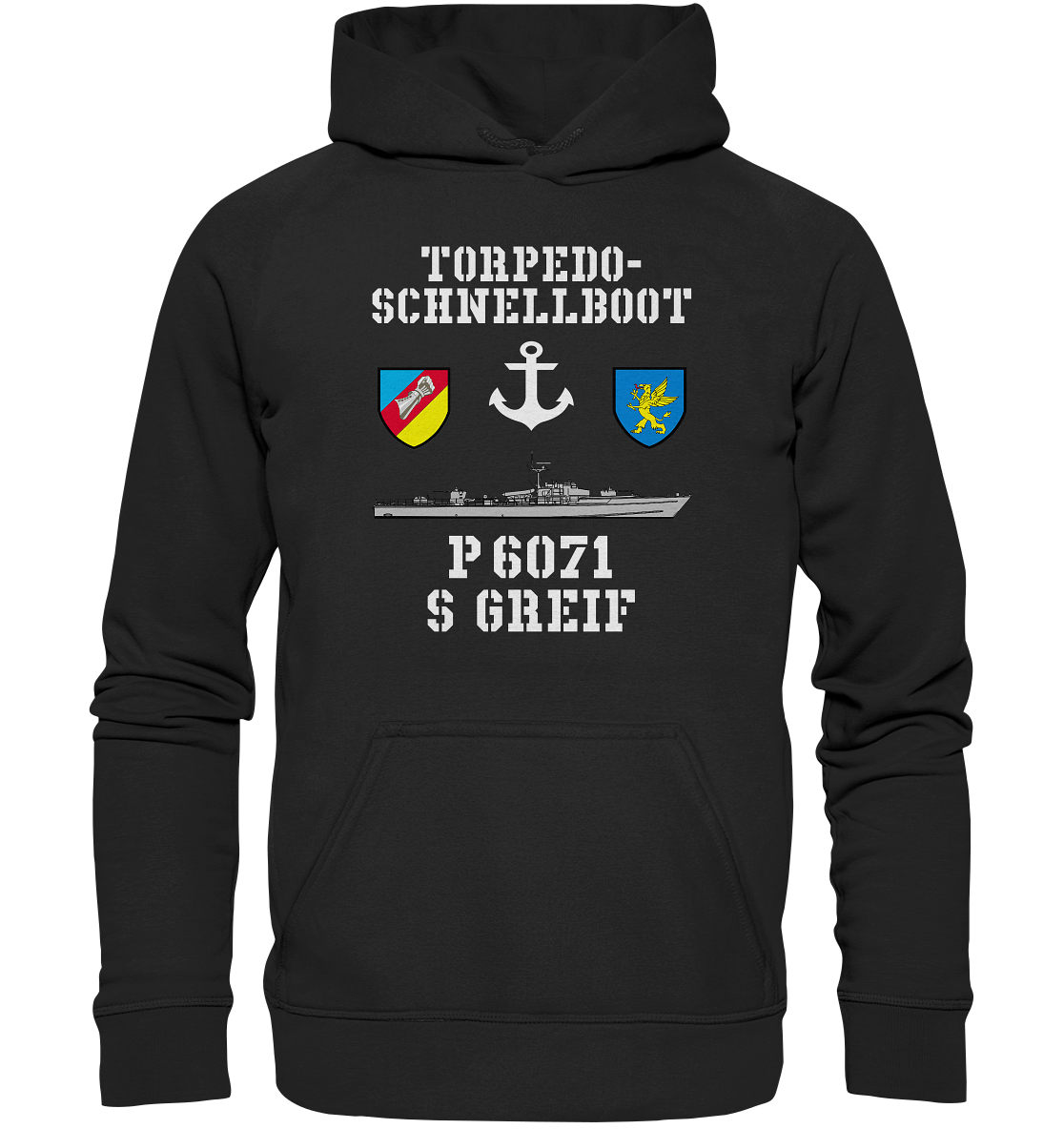 Torpedo-Schnellboot P6071 GREIF - Basic Unisex Hoodie