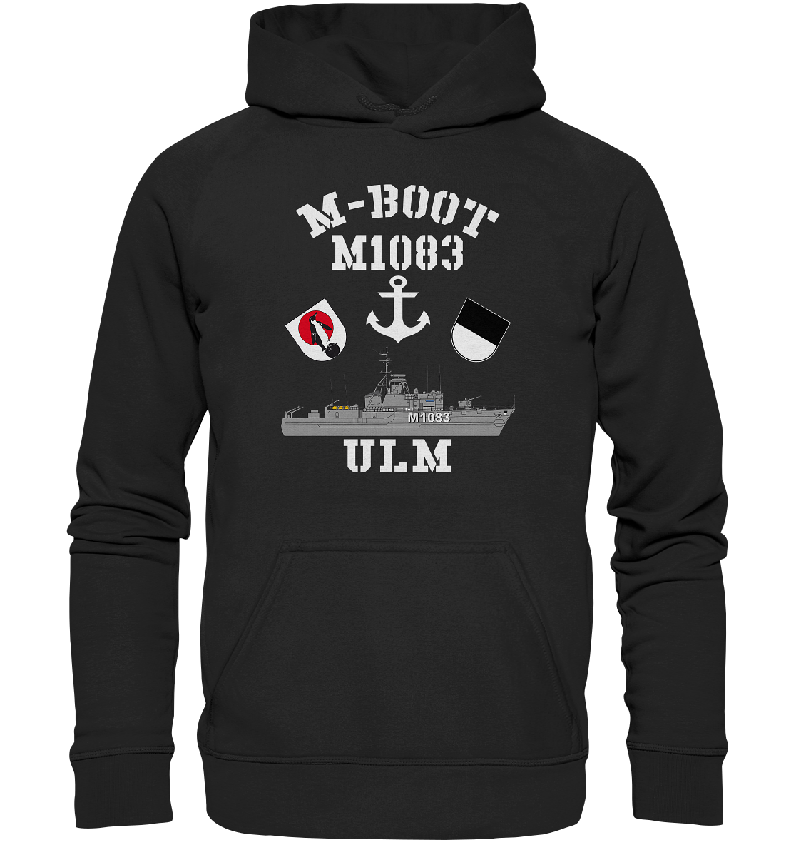 M-Boot M1083 ULM Anker - Basic Unisex Hoodie