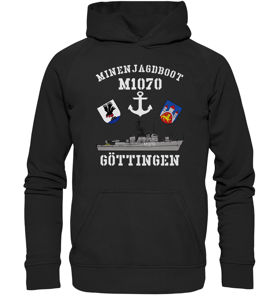 Mij.-Boot M1070 GÖTTINGEN Anker - Basic Unisex Hoodie