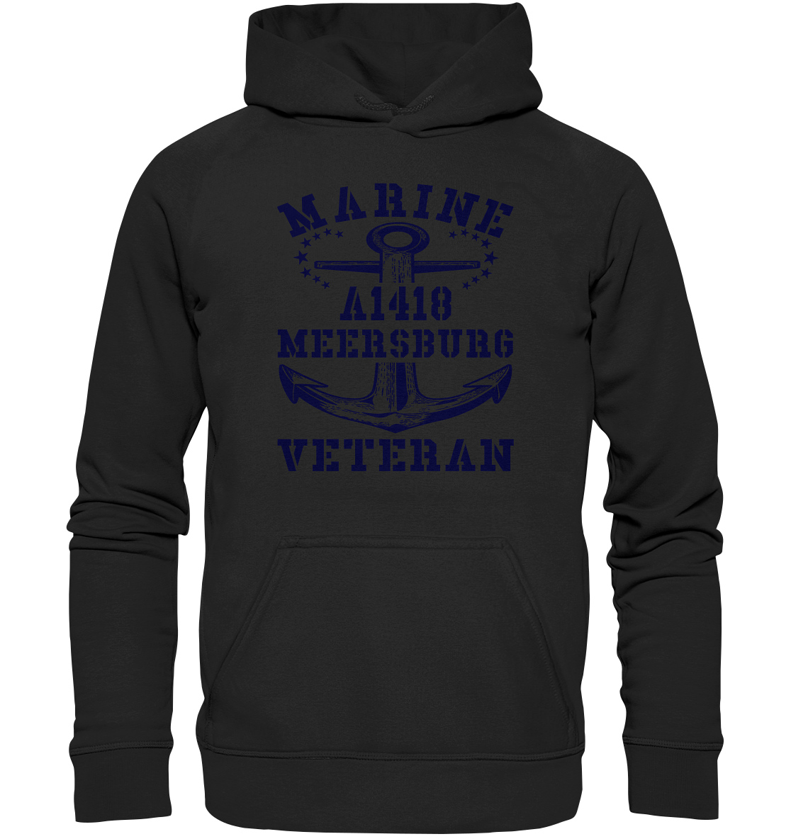 Troßschiff A1418 MEERSBURG Marine Veteran - Basic Unisex Hoodie