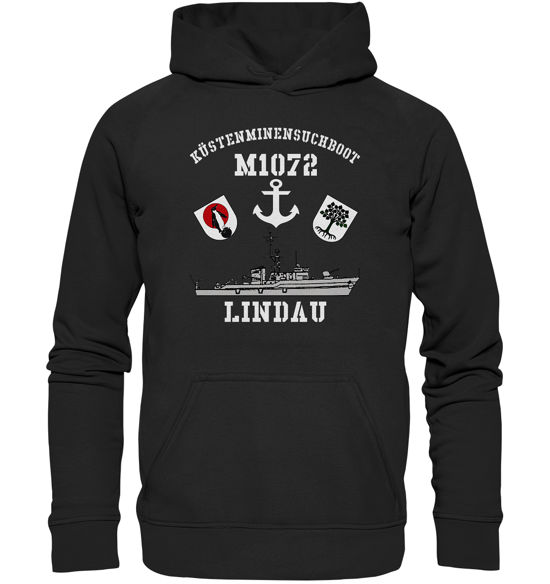 KM-Boot M1072 LINDAU Anker - Basic Unisex Hoodie