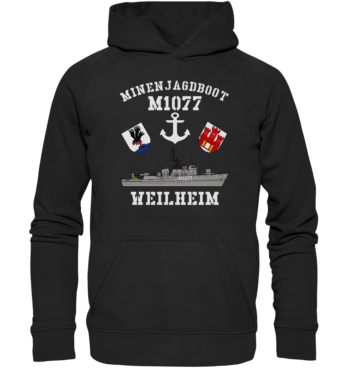 Mij.-Boot M1077 WEILHEIM - Basic Unisex Hoodie