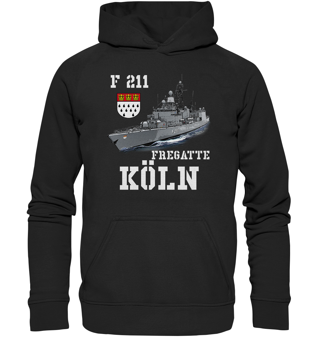 F211 Fregatte KÖLN - Basic Unisex Hoodie