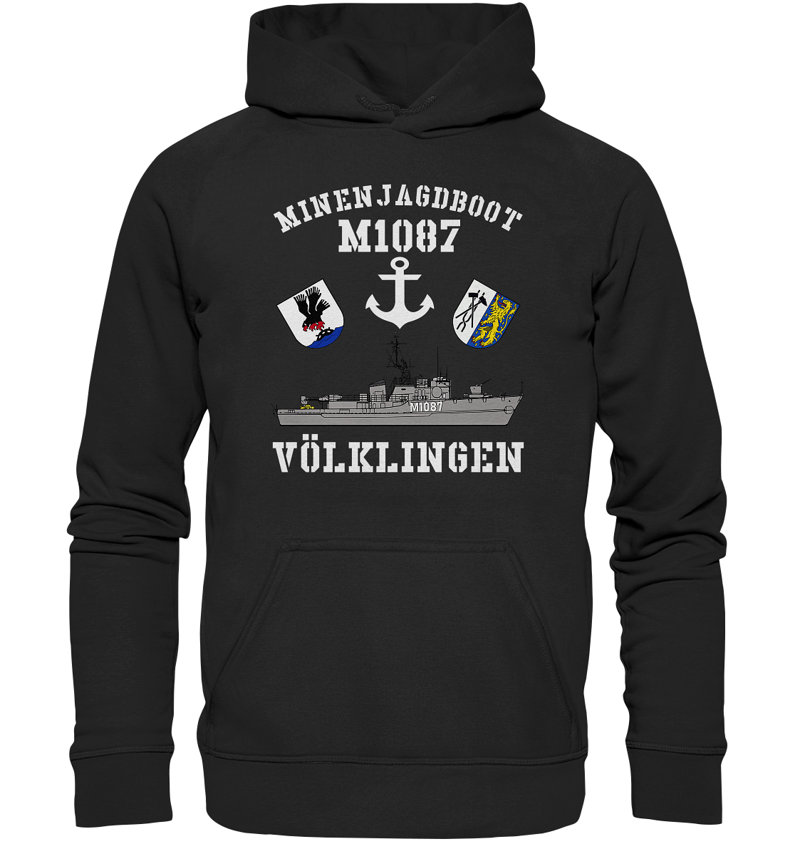 Mij.-Boot M1087 VÖLKLINGEN - Basic Unisex Hoodie