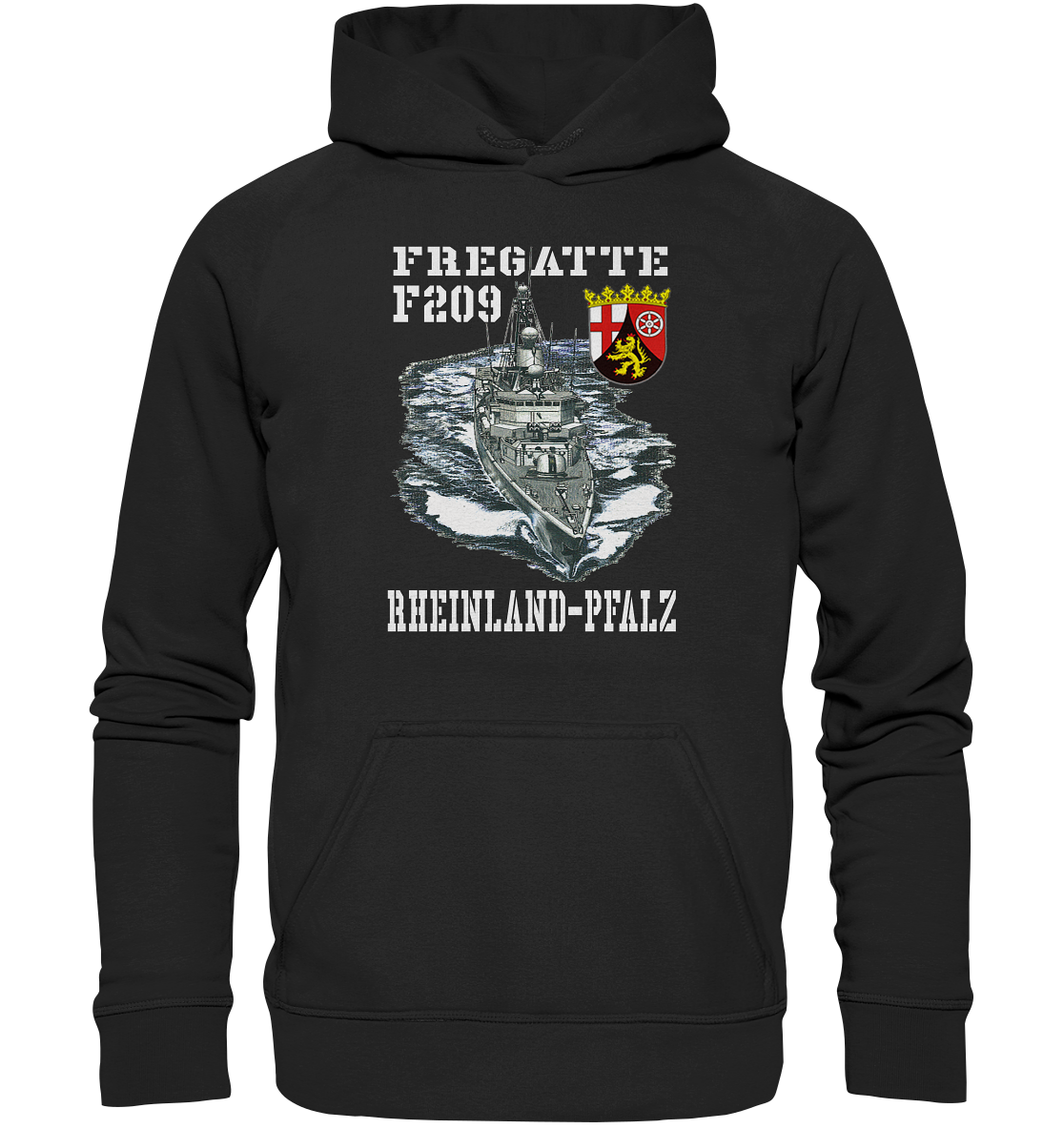 Fregatte F209 RHEINLAND-PFALZ - Basic Unisex Hoodie