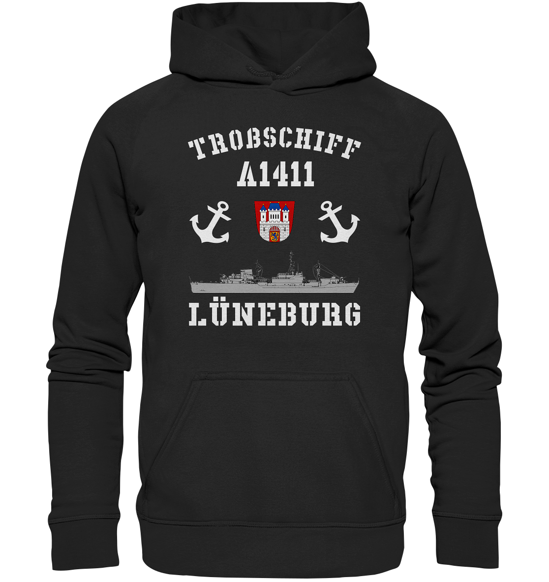Troßschiff A1411 LÜNEBURG - Basic Unisex Hoodie