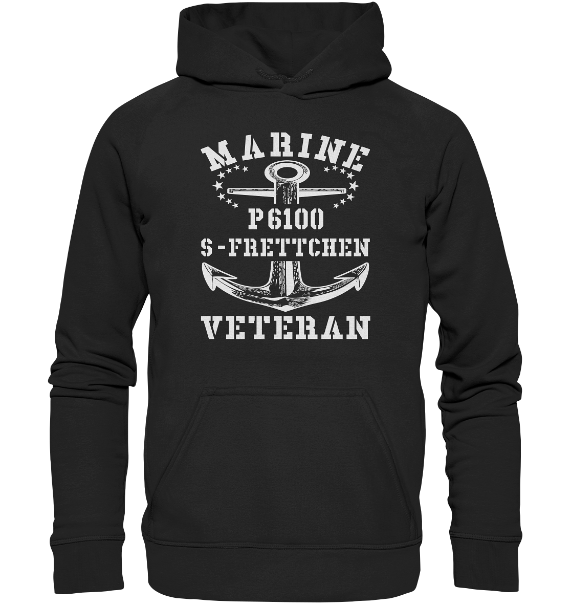 P6100 S-FRETTCHEN Marine Veteran - Basic Unisex Hoodie