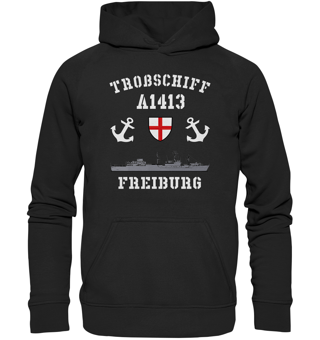 Troßschiff A1413 FREIBURG nach Umbau - Basic Unisex Hoodie