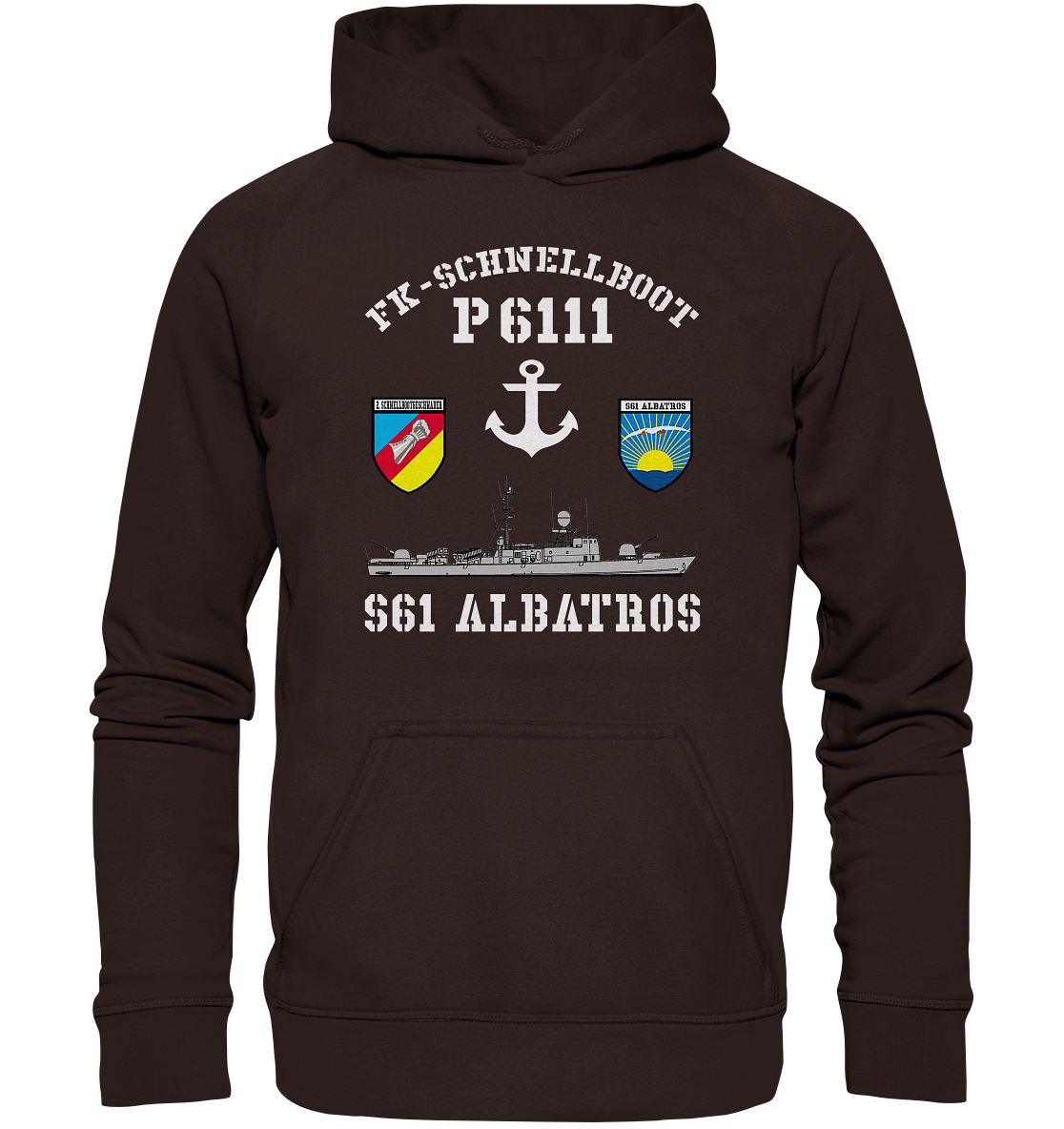 FK-Schnellboot P6111 ALBATROS 2.SG Anker - Basic Unisex Hoodie