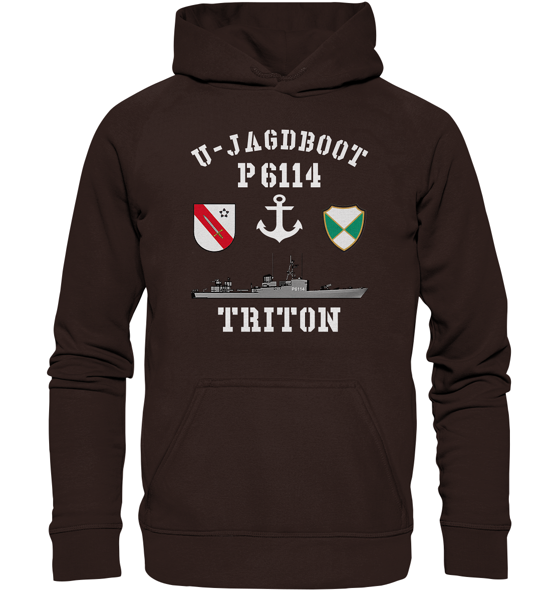 U-Jagdboot P6114 TRITON Anker - Basic Unisex Hoodie