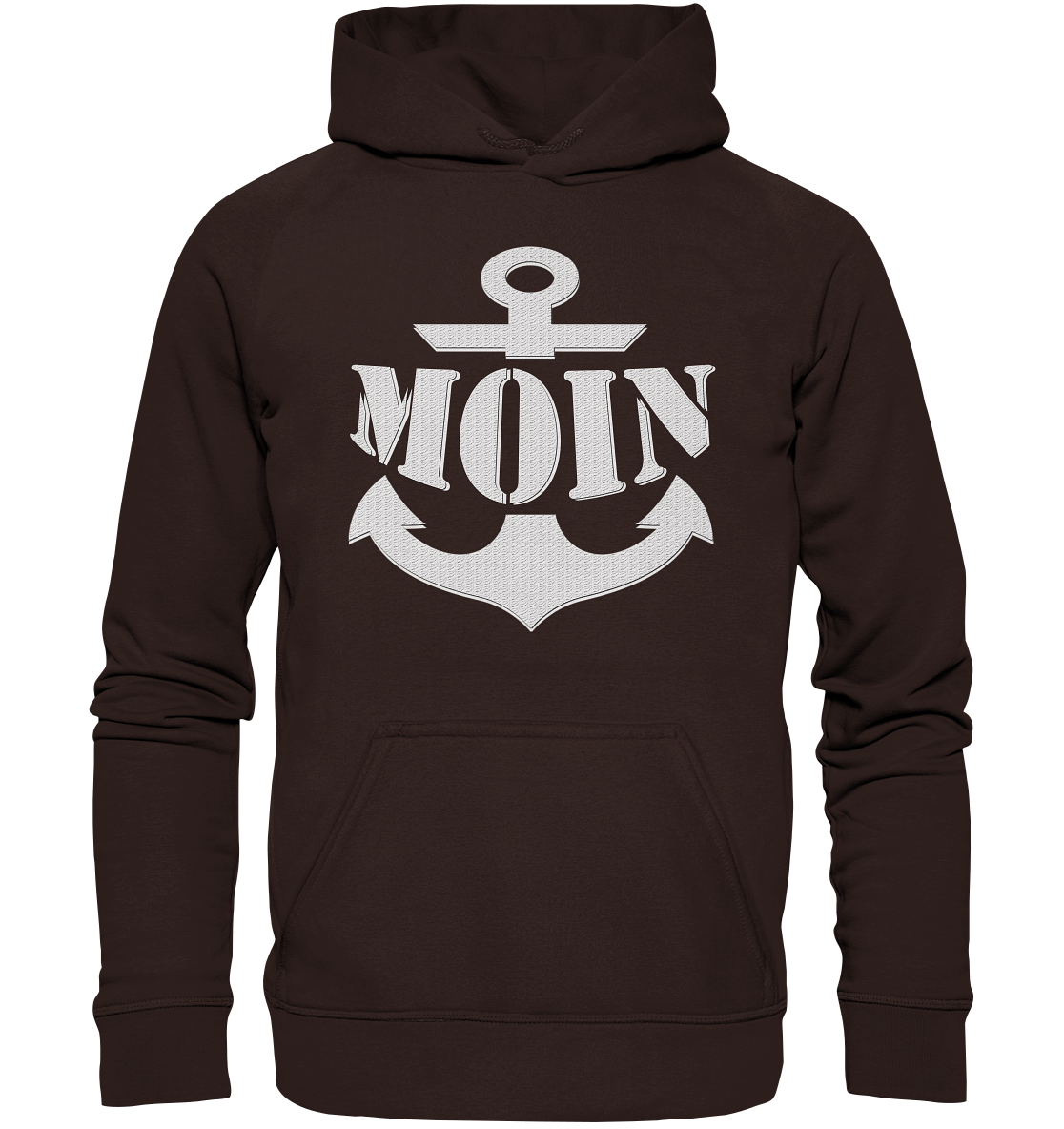 MOIN Anker weiß - Basic Unisex Hoodie