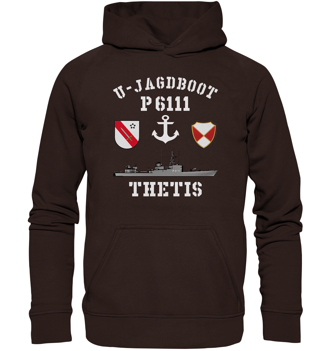 U-Jagdboot P6111 THETIS Anker - Basic Unisex Hoodie