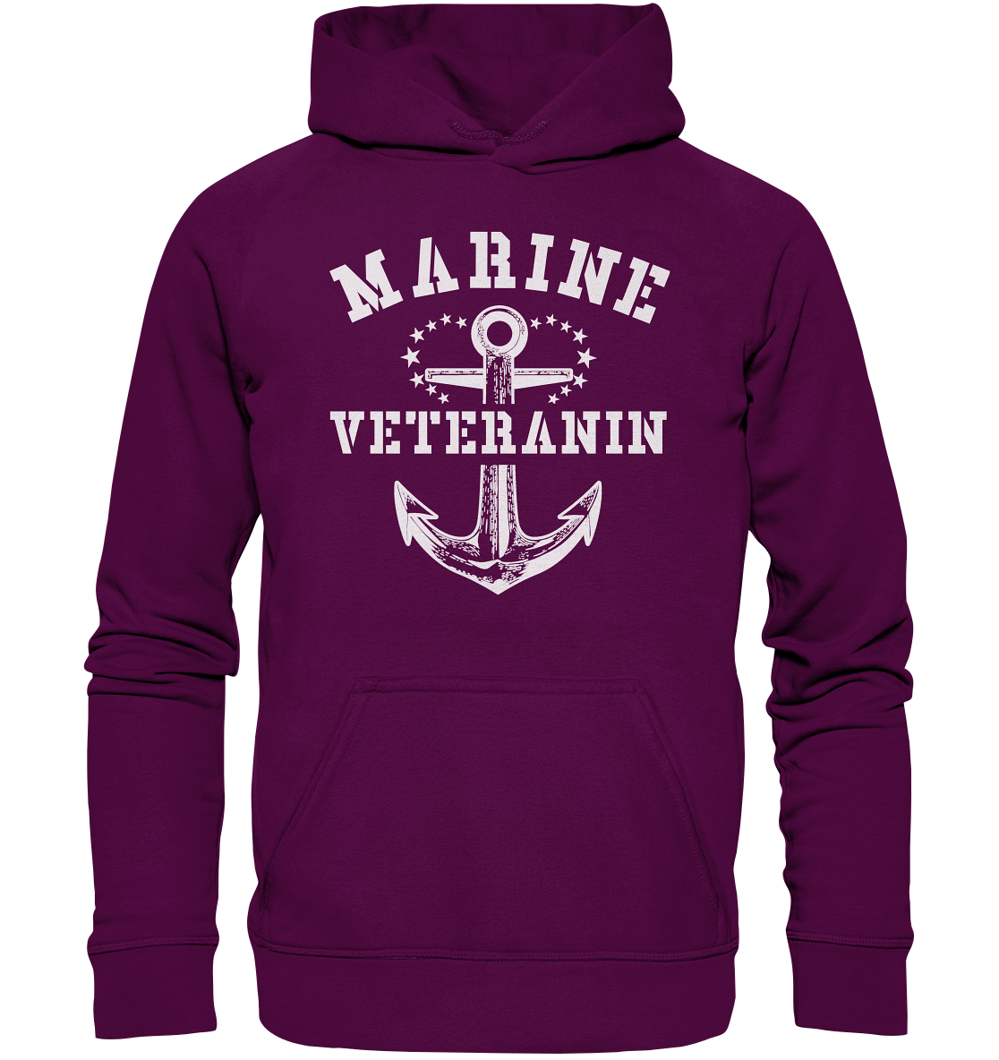 Marine Veteranin - Basic Unisex Hoodie