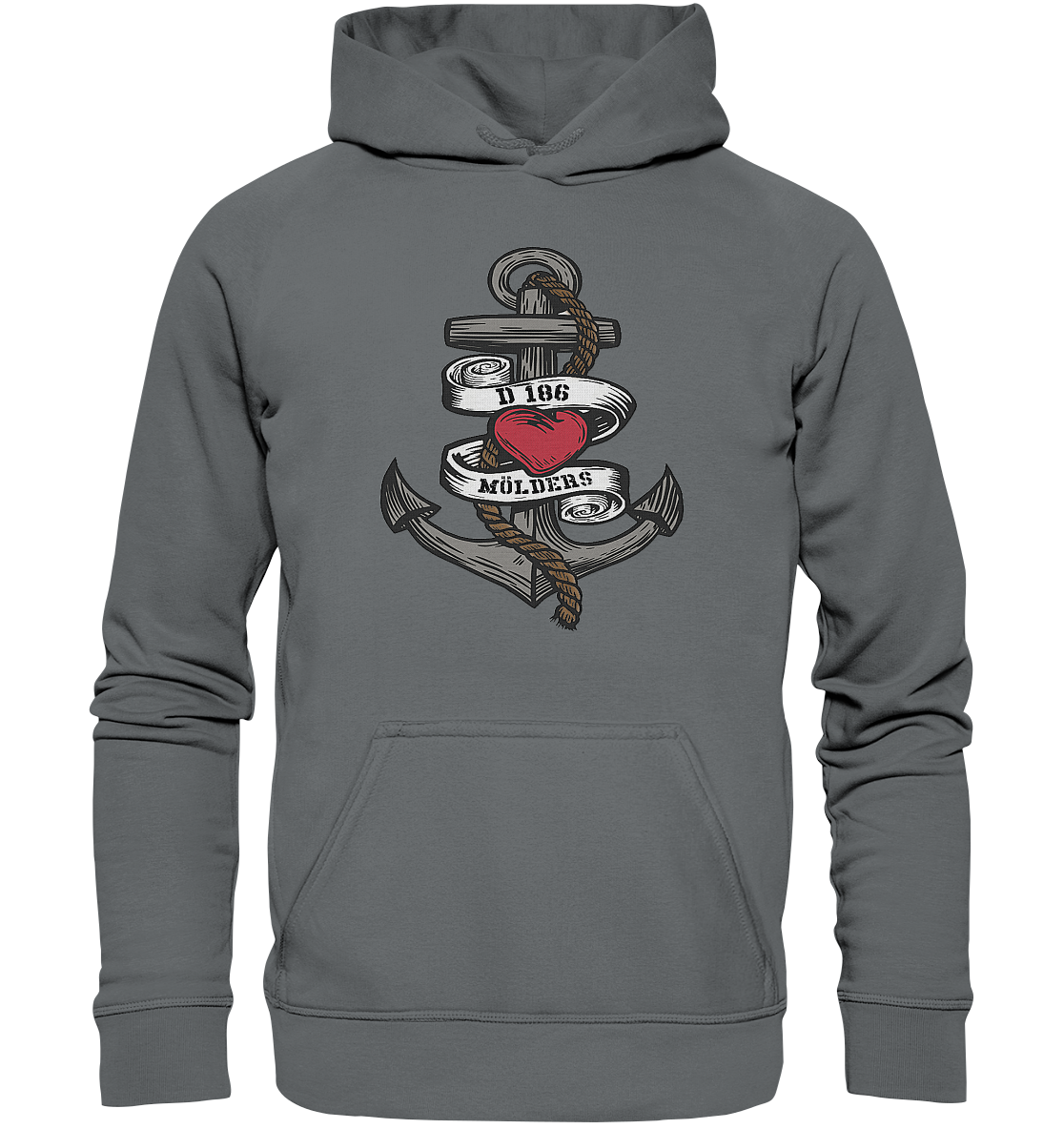 Anker Herz D186 MÖLDERS - Basic Unisex Hoodie