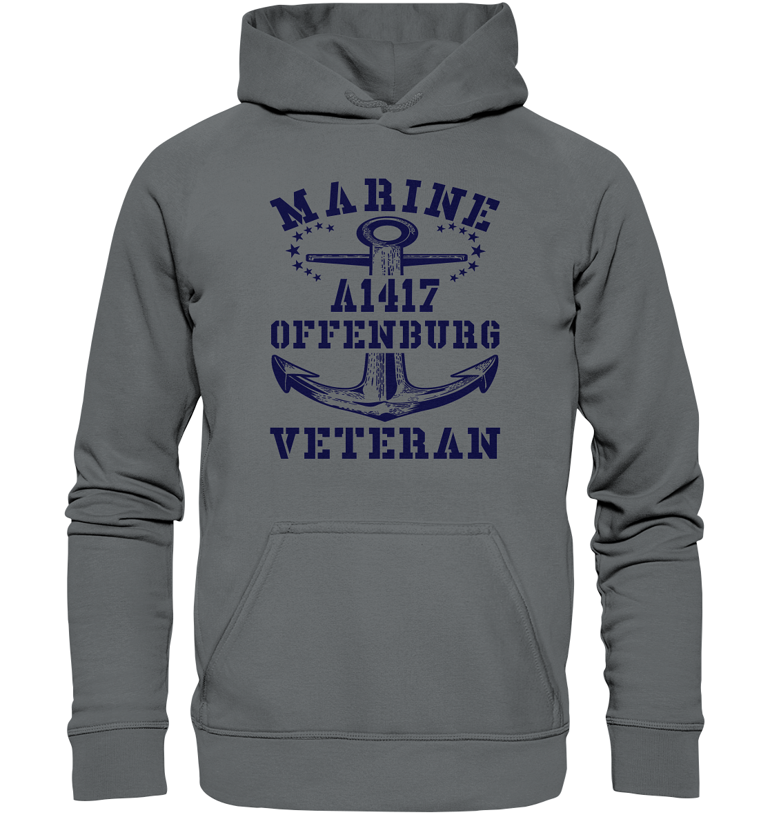 Troßschiff A1417 OFFENBURG Marine Veteran - Basic Unisex Hoodie