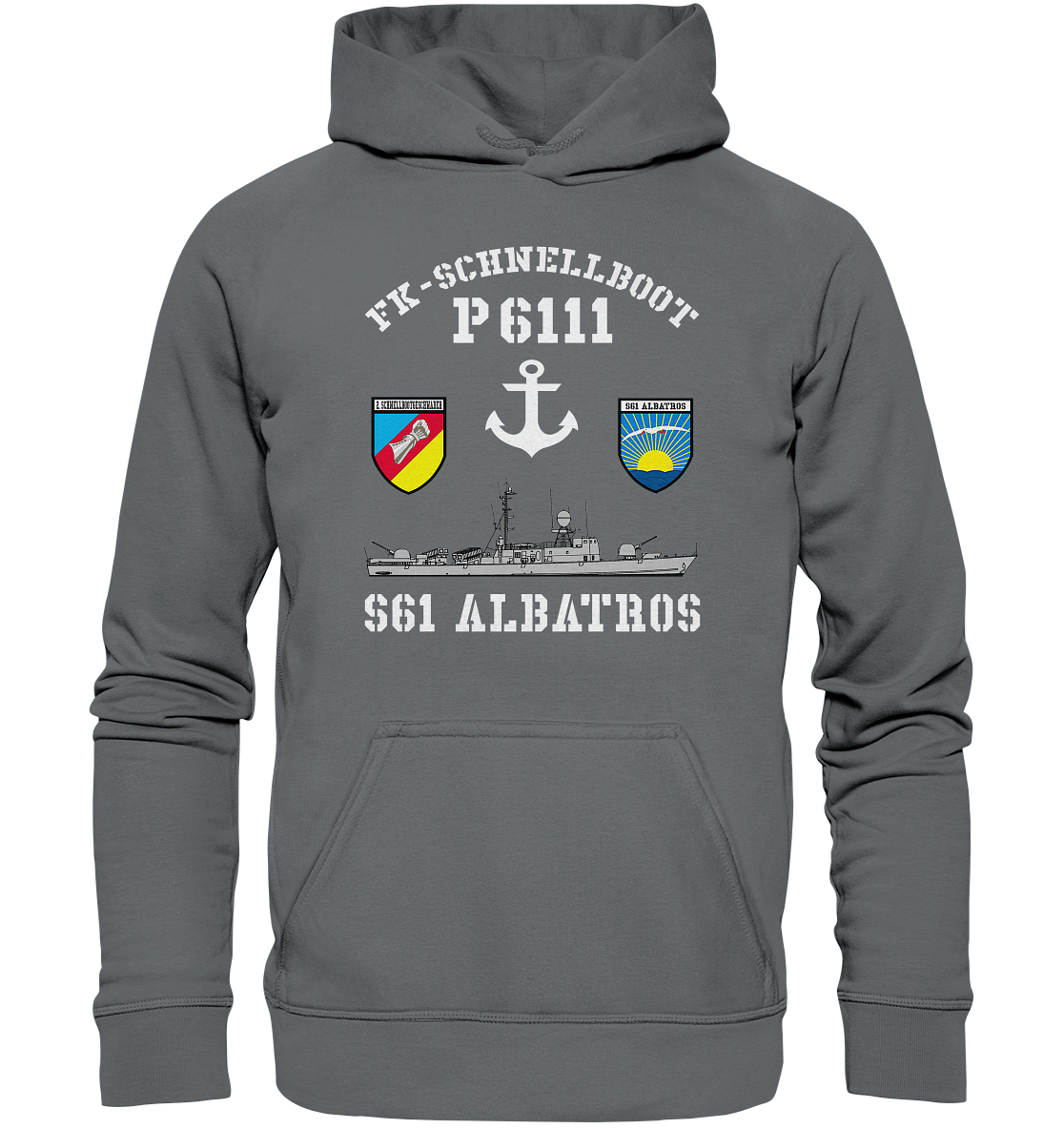 FK-Schnellboot P6111 ALBATROS 2.SG Anker - Basic Unisex Hoodie