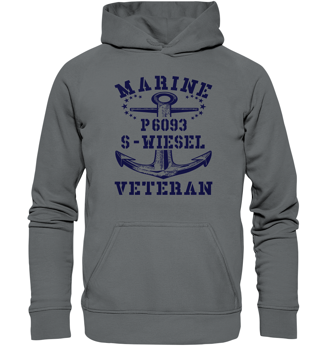P6093 S-WIESEL Marine Veteran - Basic Unisex Hoodie