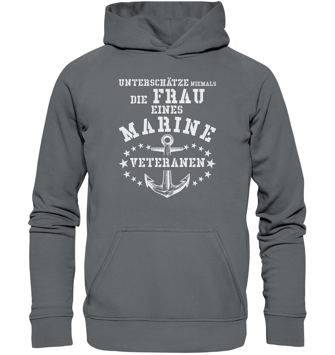 Unterschätze niemals die Frau.... - Basic Unisex Hoodie