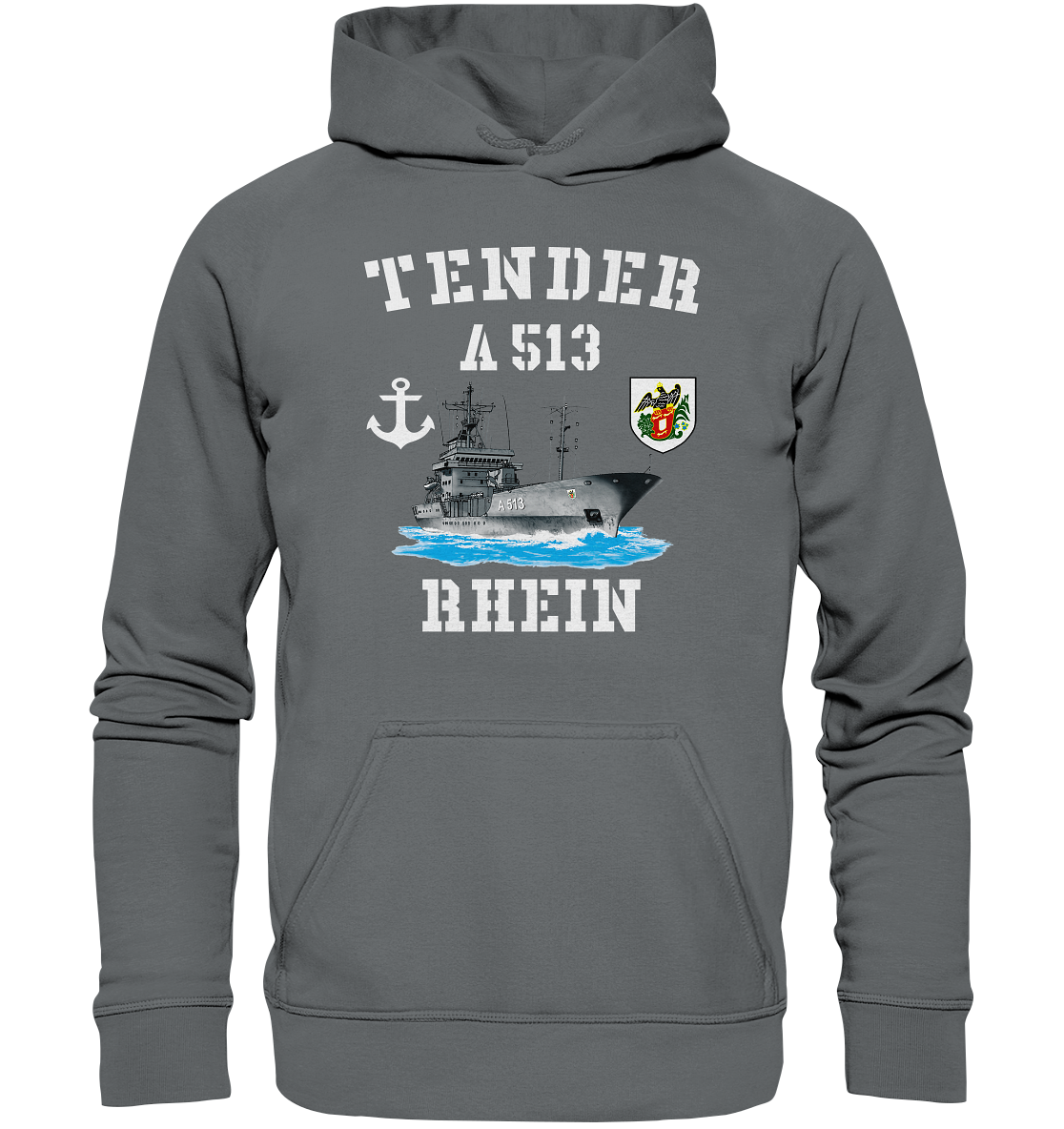 Tender A513 RHEIN Anker - Basic Unisex Hoodie