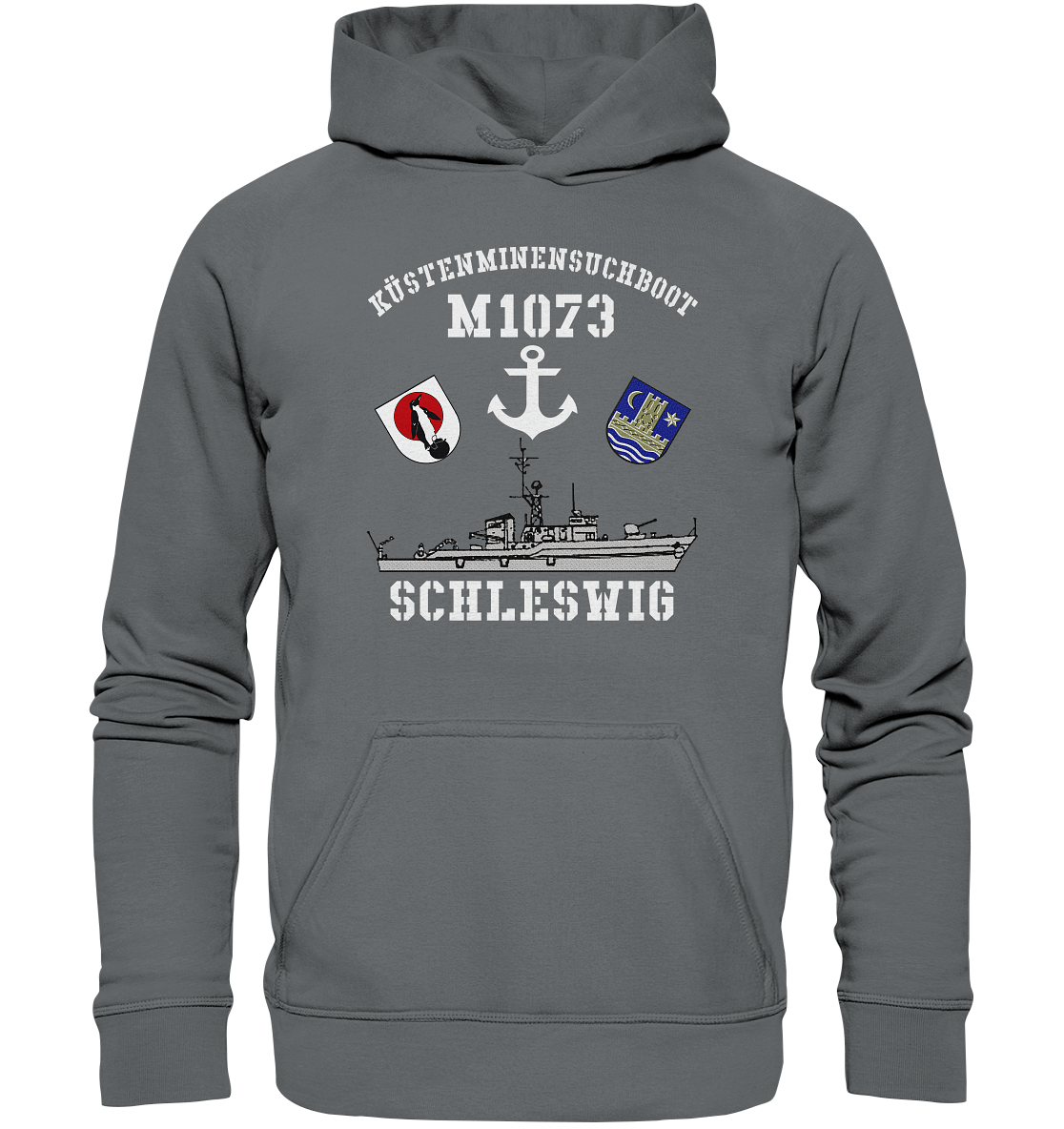 KM-Boot M1073 SCHLESWIG Anker - Basic Unisex Hoodie