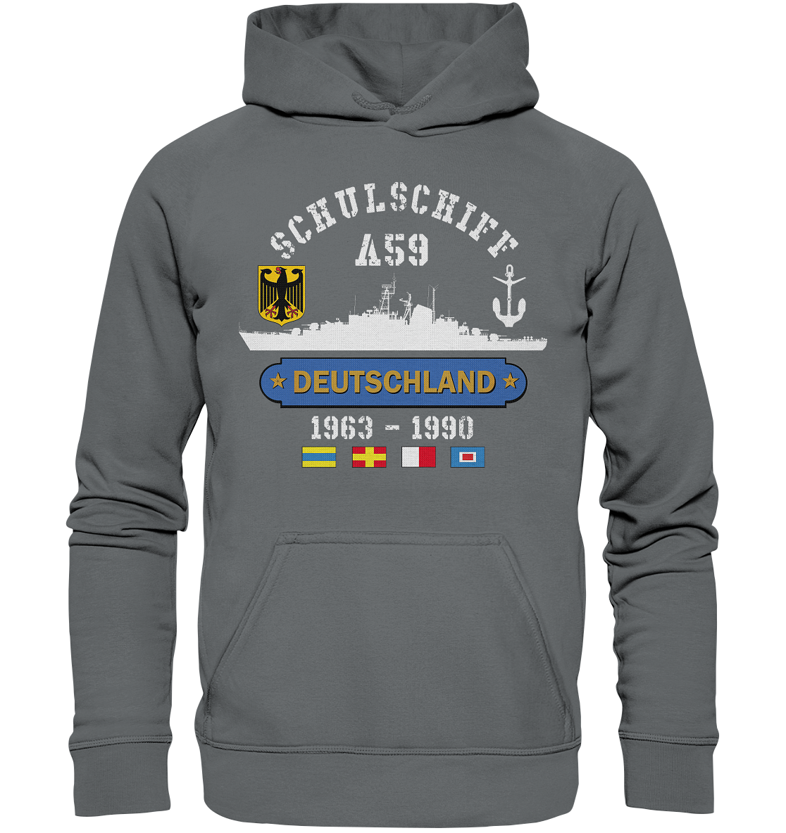 Schulschiff A59 DEUTSCHLAND - Basic Unisex Hoodie