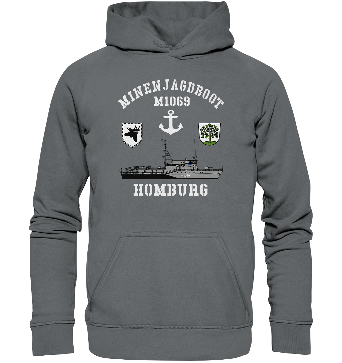 Mij.-Boot M1069 HOMBURG Anker 3.MSG - Basic Unisex Hoodie