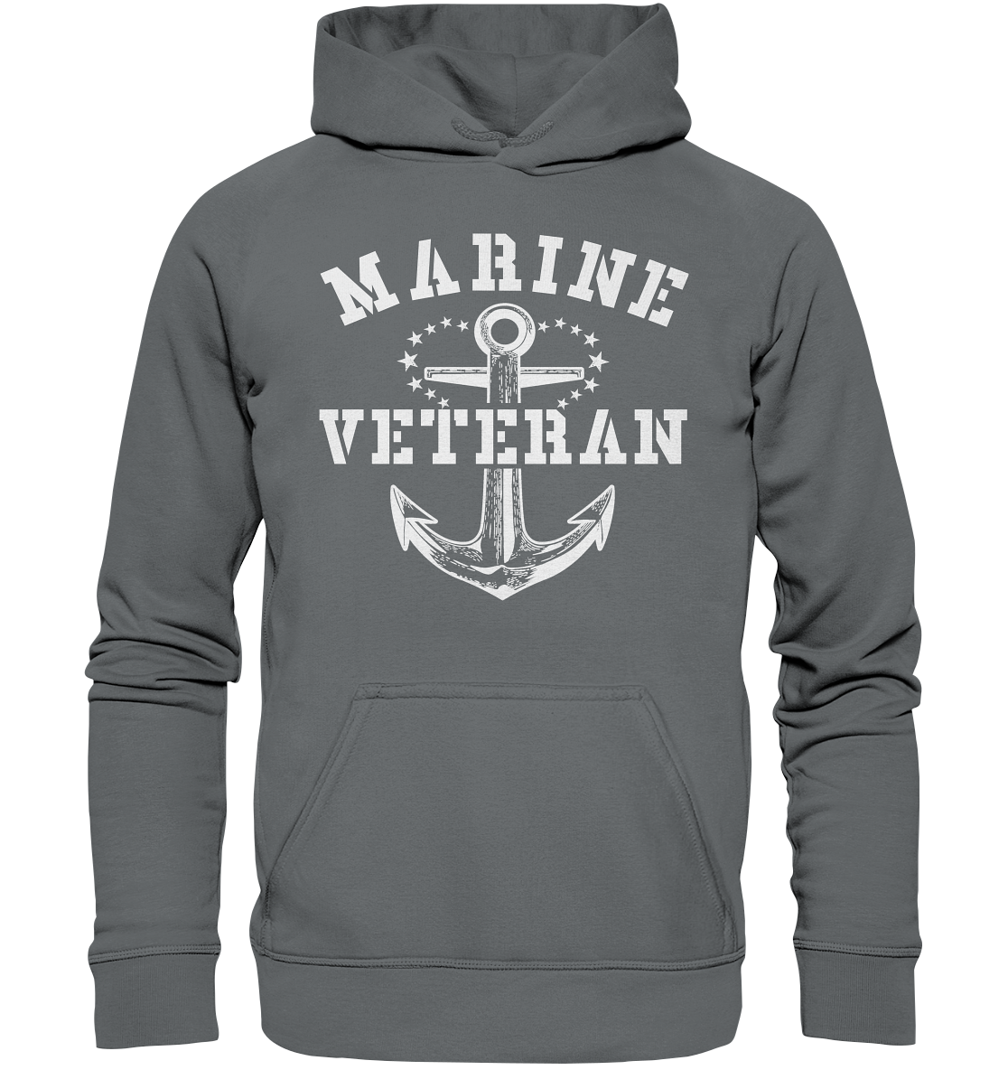MARINE VETERAN ANKER - Basic Unisex Hoodie
