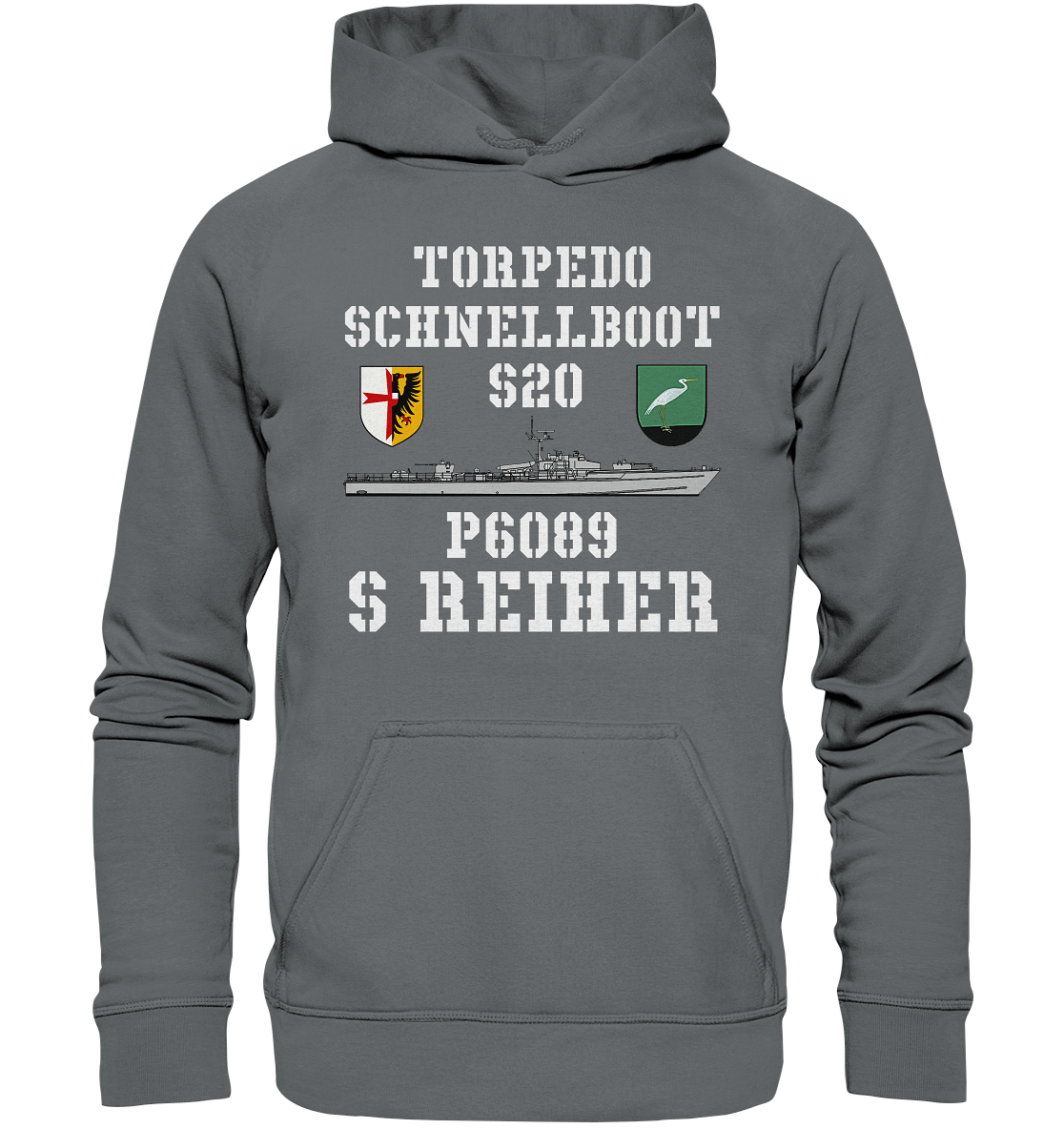 Torpedoschnellboot P6089 REIHER - Basic Unisex Hoodie