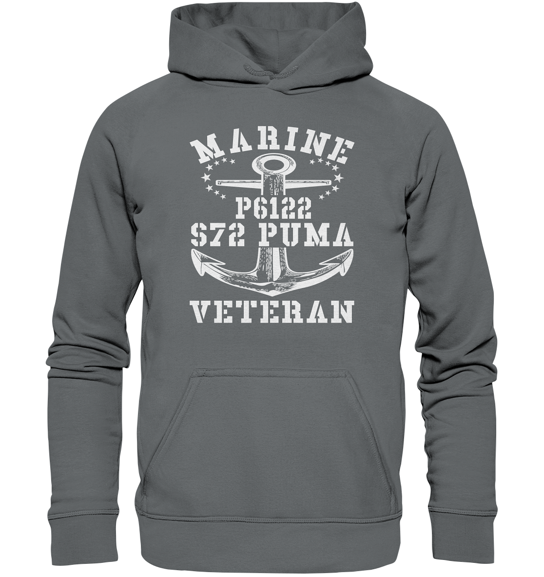 FK-Schnellboot P6122 P.U.M.A. Marine Veteran - Basic Unisex Hoodie