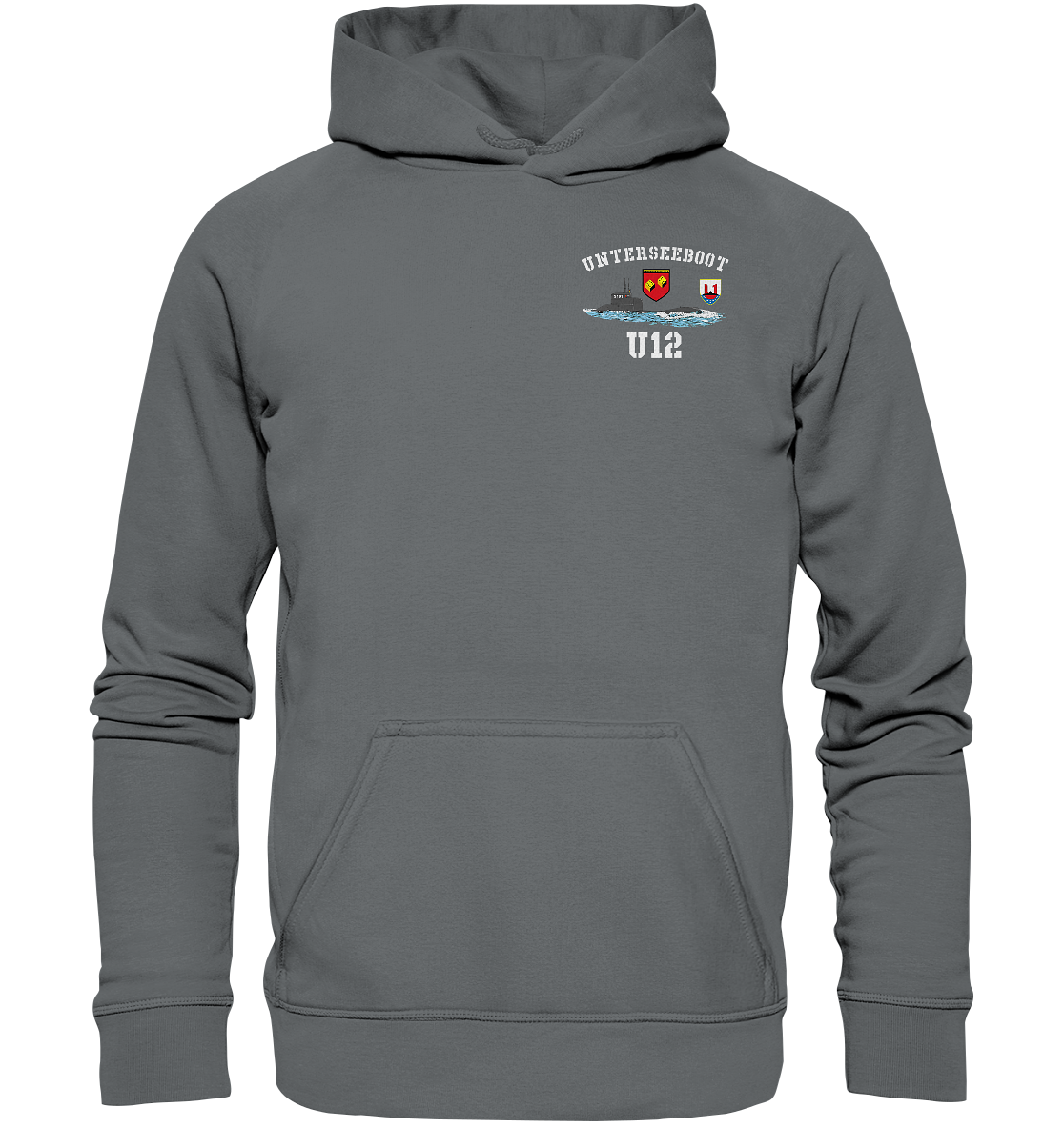 U-Boot 12 Brustlogo - Basic Unisex Hoodie