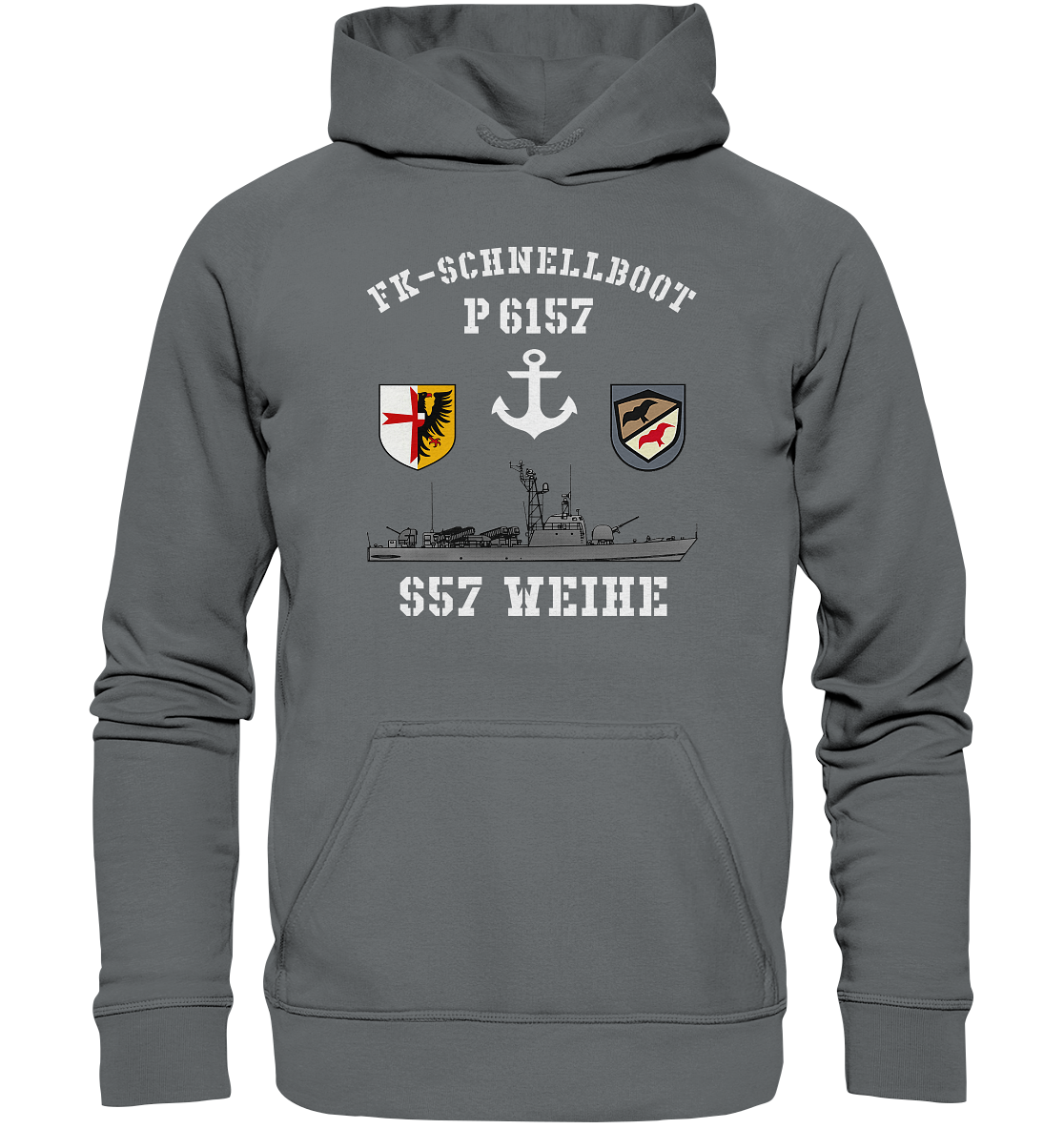 FK-Schnellboot P6157 WEIHE Anker - Basic Unisex Hoodie