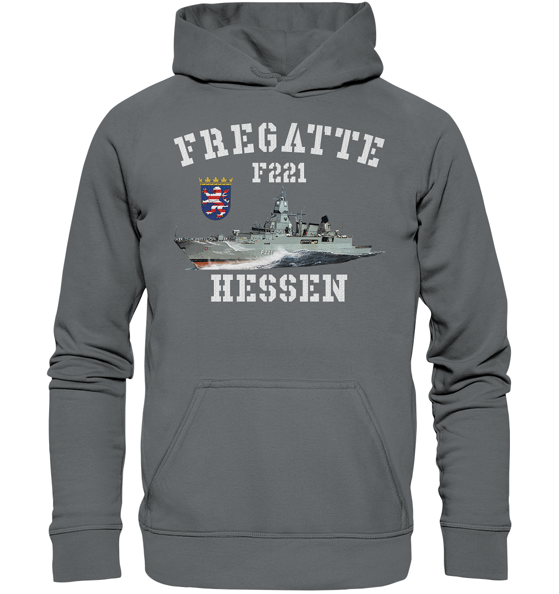 F221 Fregatte HESSEN - Basic Unisex Hoodie