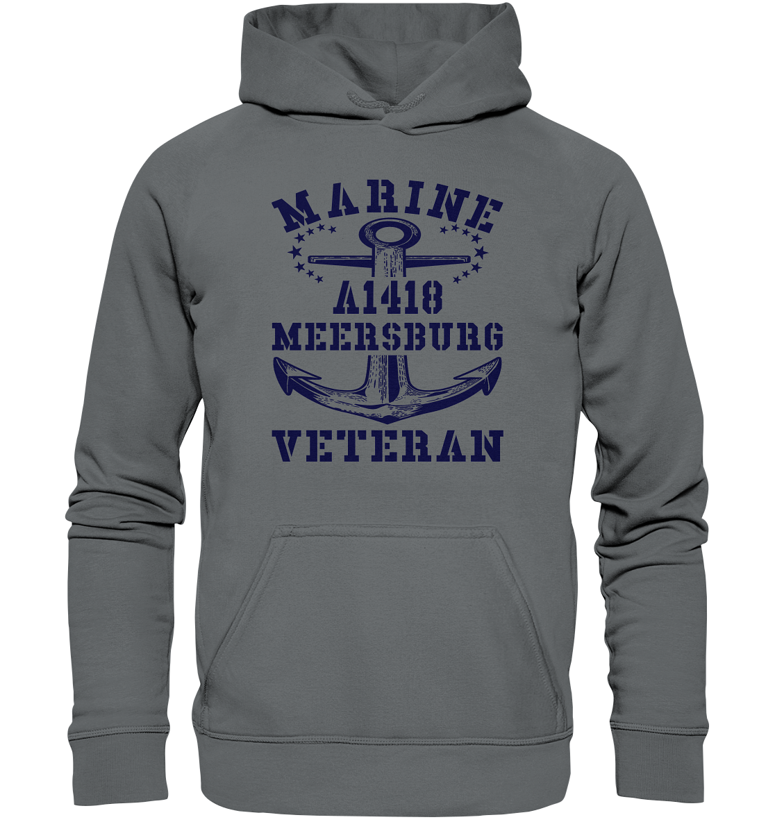 Troßschiff A1418 MEERSBURG Marine Veteran - Basic Unisex Hoodie