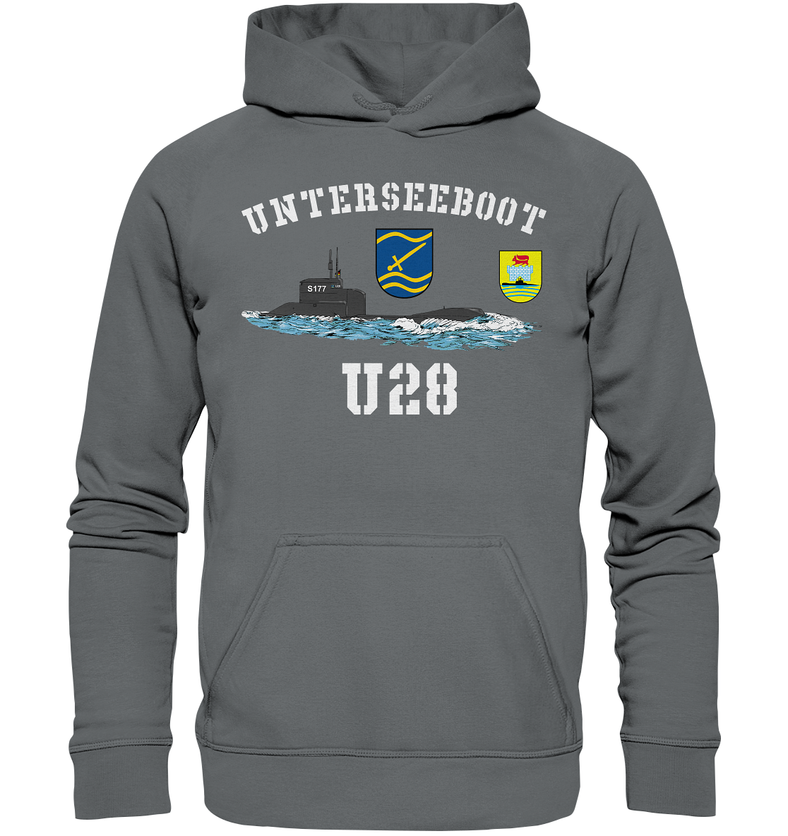 Unterseeboot U28 3. UG - Basic Unisex Hoodie