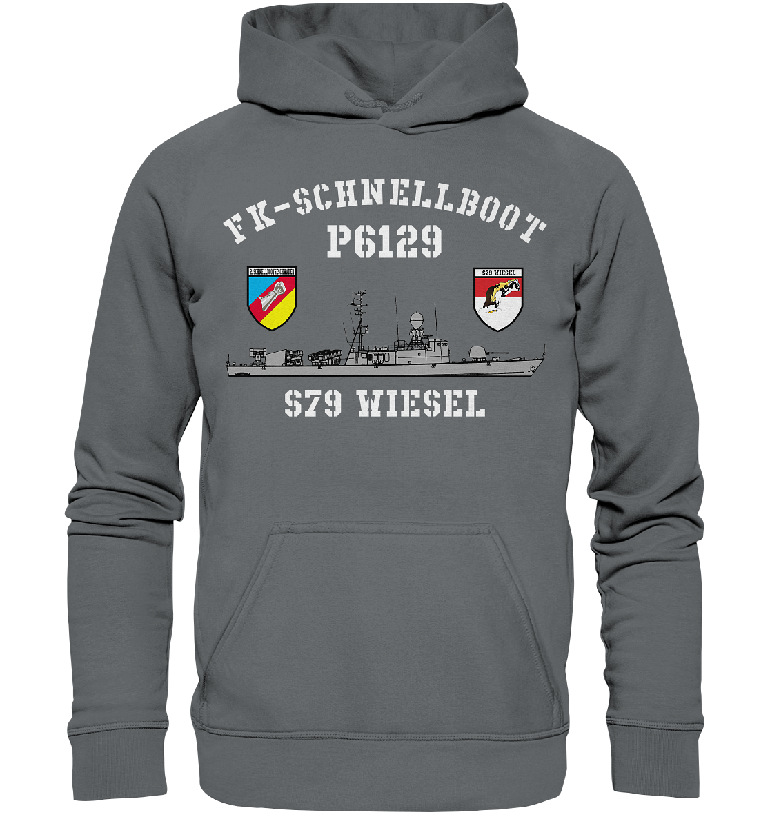 P6129 S79 WIESEL 2.SG - Basic Unisex Hoodie