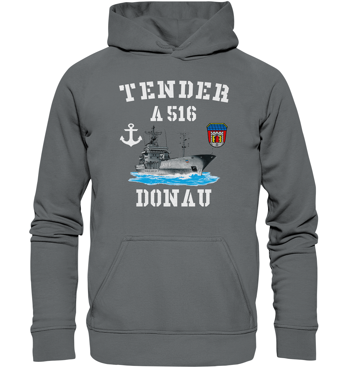Tender A516 DONAU Anker - Basic Unisex Hoodie