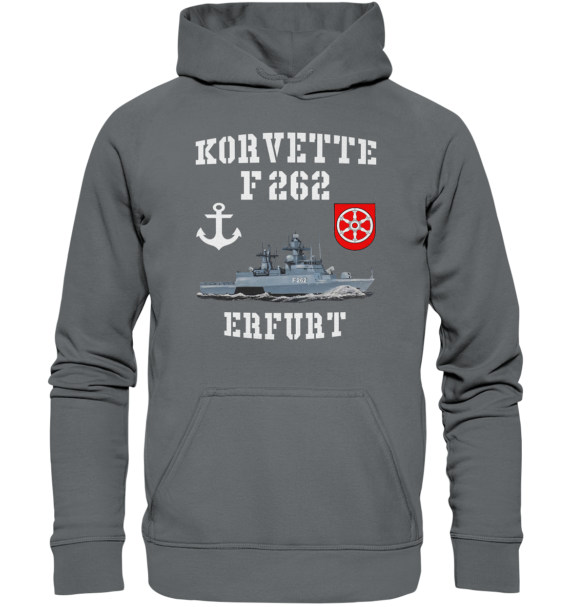 Korvette F262 ERFURT Anker - Basic Unisex Hoodie
