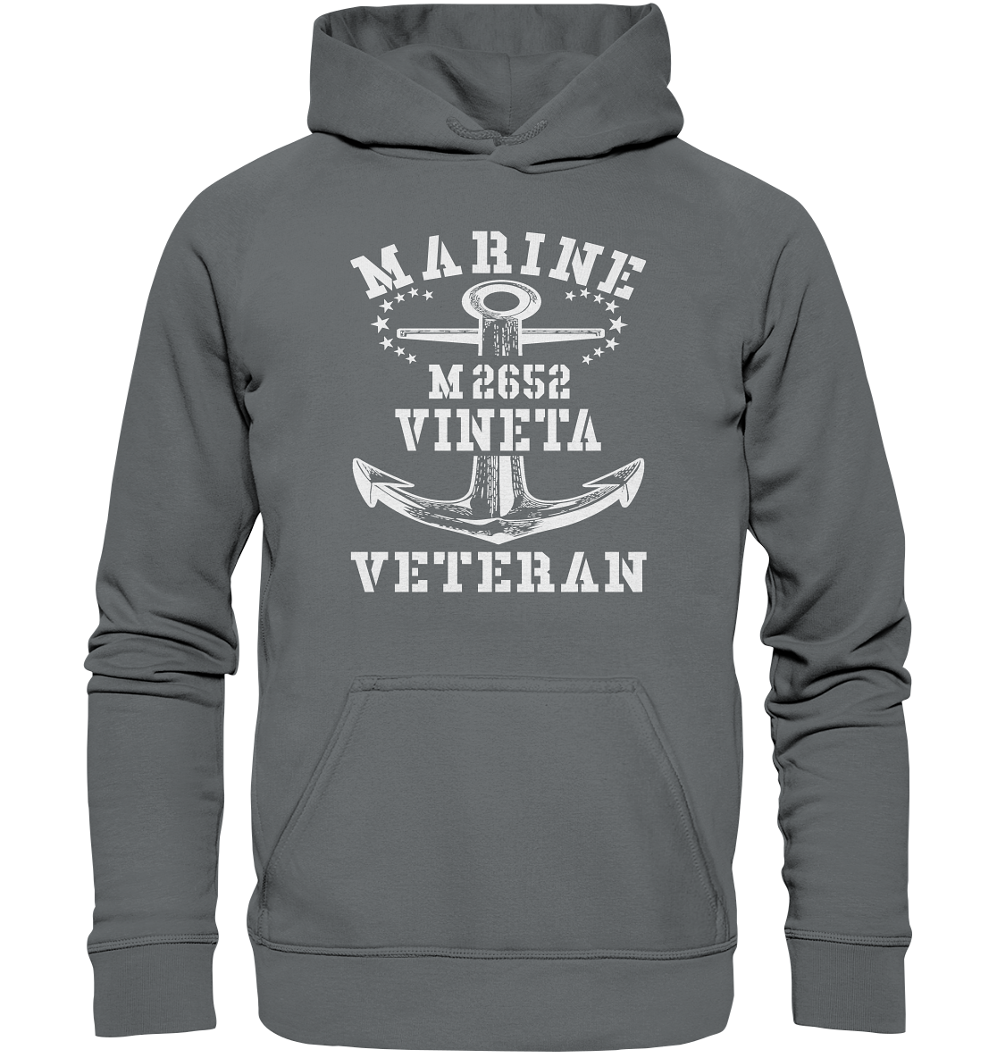BiMi M2652 VINETA Marine Veteran - Basic Unisex Hoodie