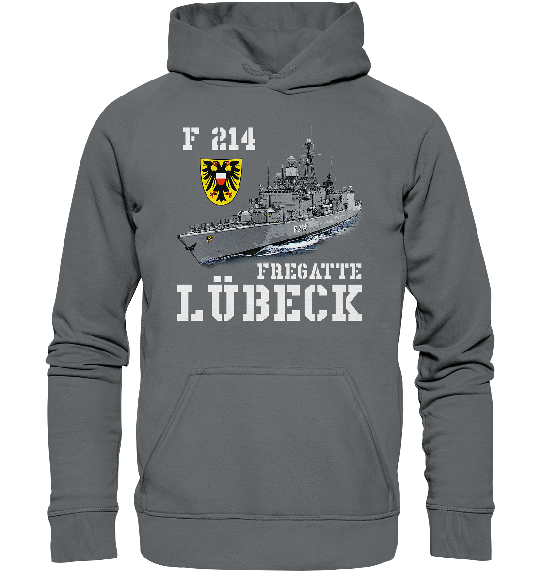 F214 Fregatte LÜBECK - Basic Unisex Hoodie
