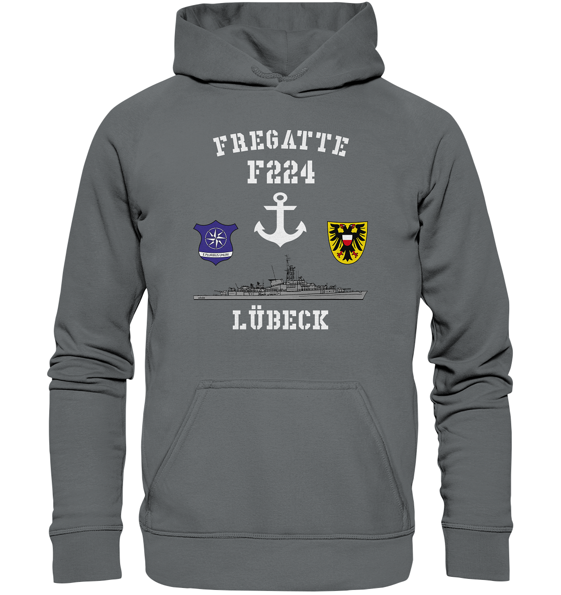 Fregatte F224 LÜBECK Anker - Basic Unisex Hoodie