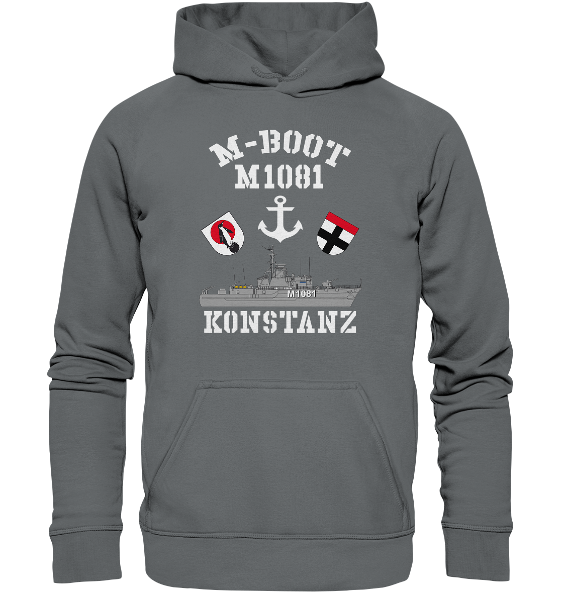 M-Boot M1081 KONSTANZ Anker (HL) - Basic Unisex Hoodie