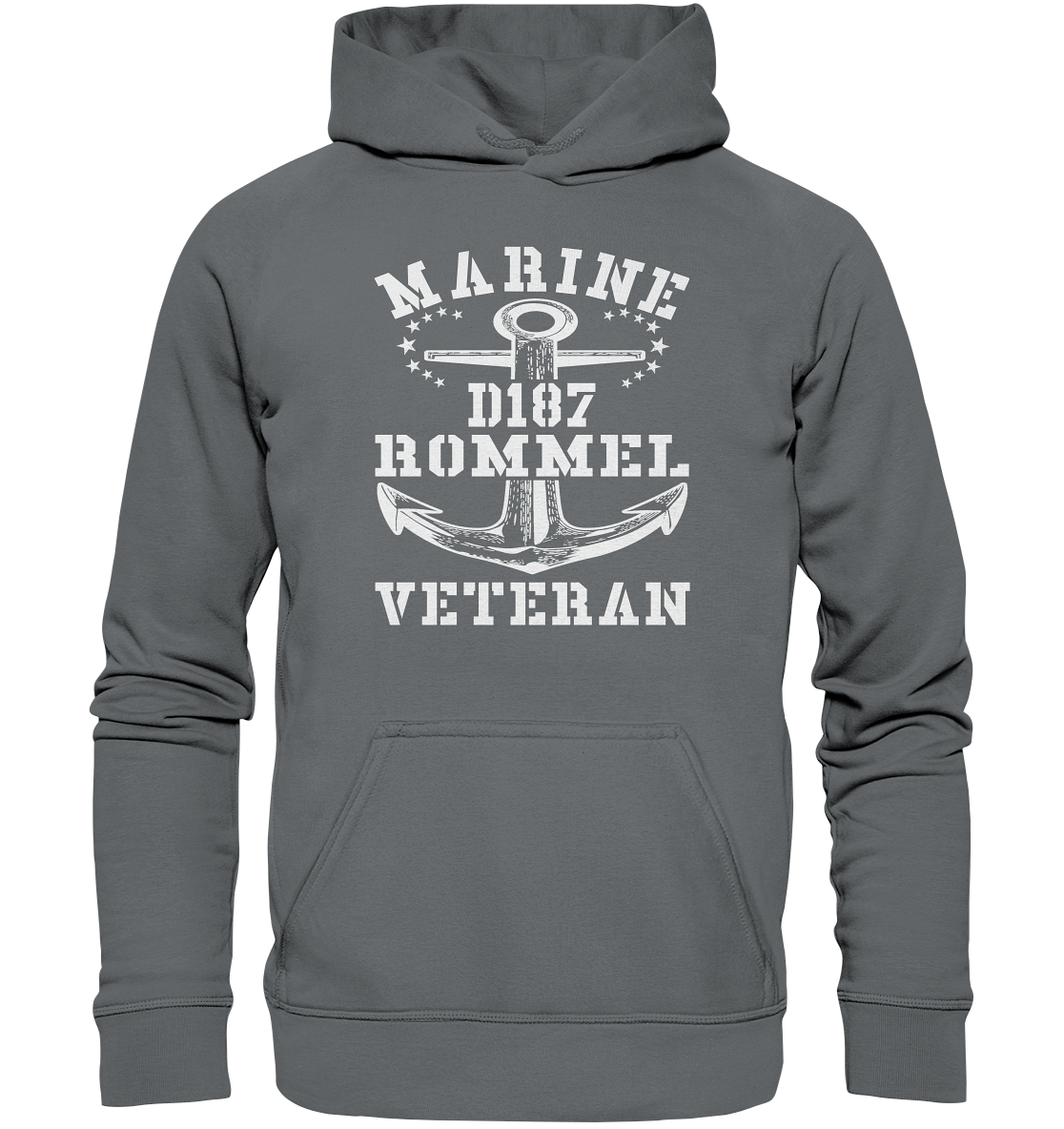 Zerstörer D187 ROMMEL Marine Veteran - Basic Unisex Hoodie