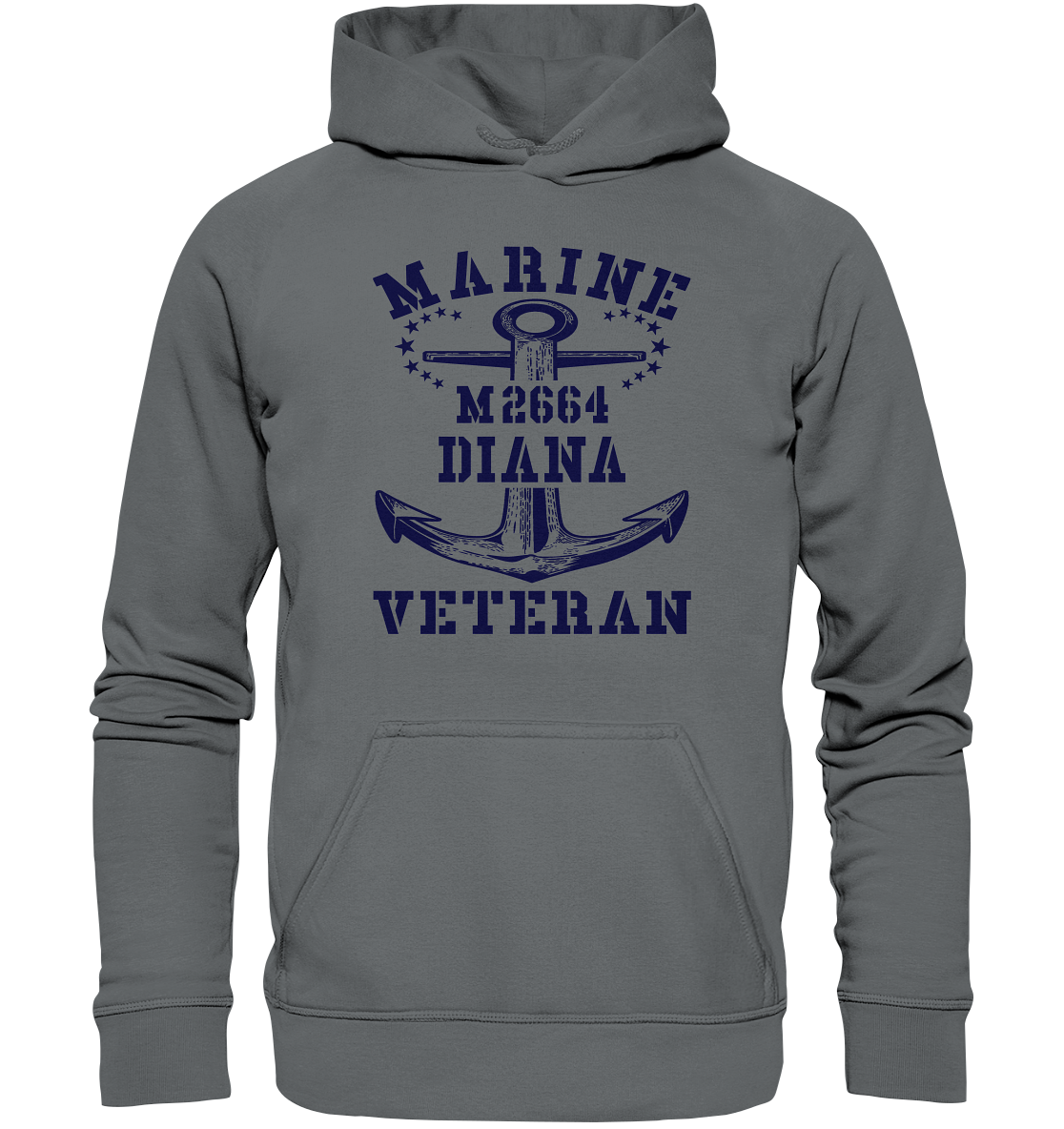 BiMi M2664 DIANA Marine Veteran - Basic Unisex Hoodie