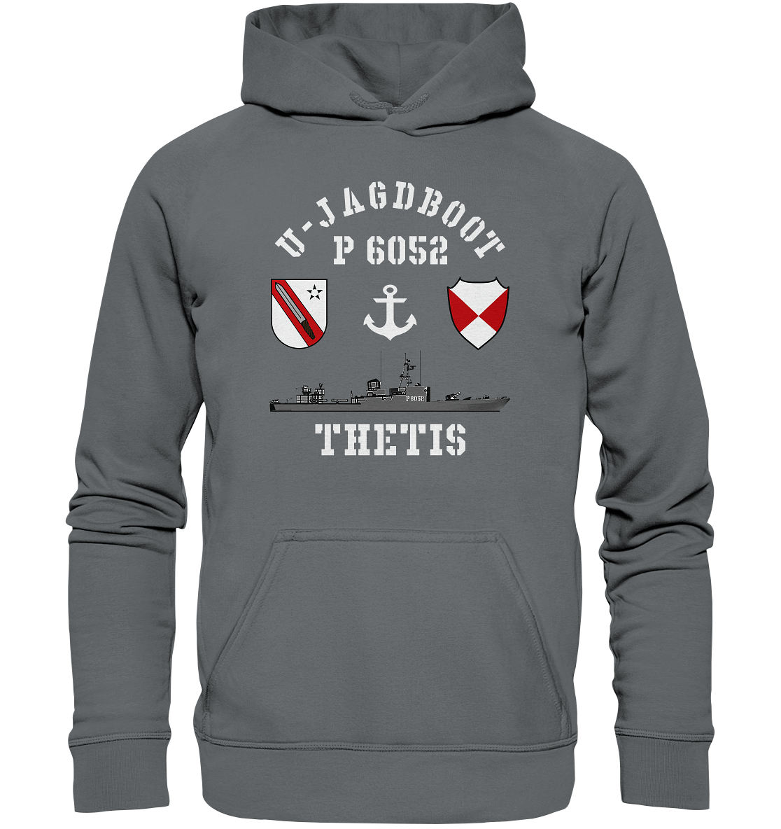 U-Jagdboot P6052 THETIS Anker - Basic Unisex Hoodie