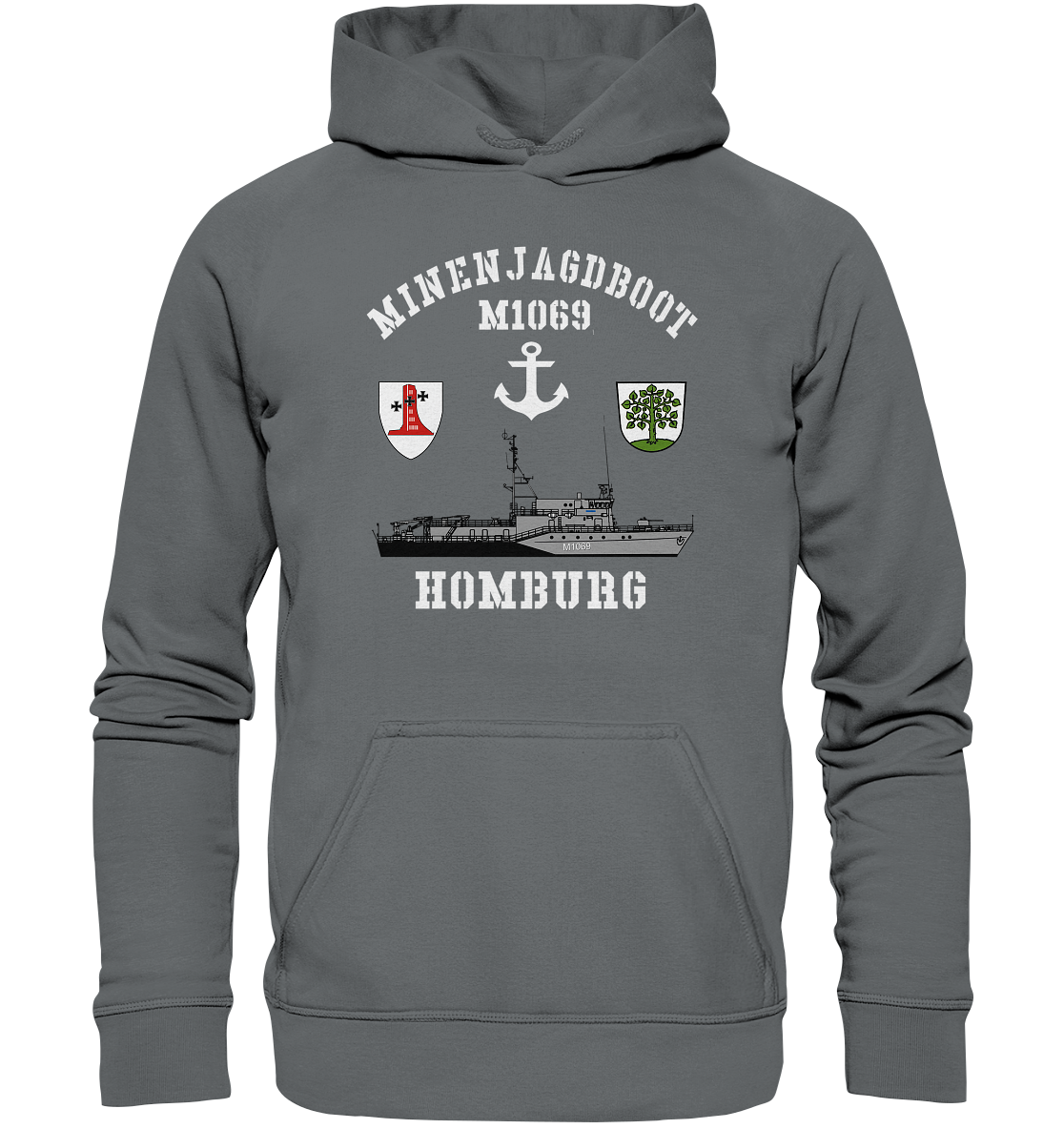 Mij.-Boot M1069 HOMBURG Anker 1.MSG - Basic Unisex Hoodie