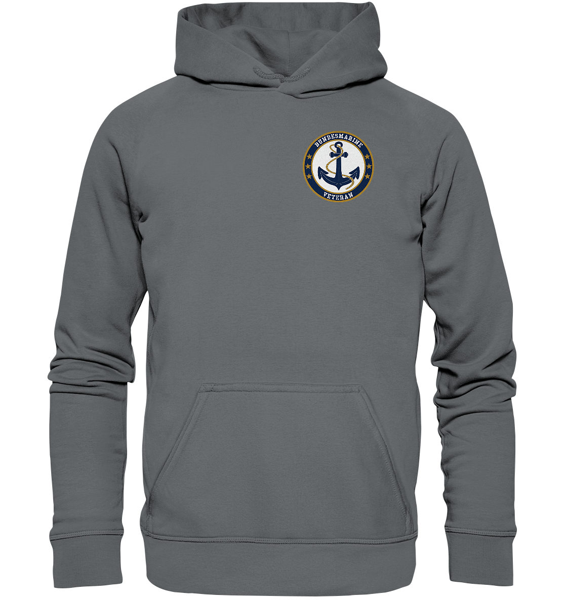 BUNDESMARINE Marine Veteran Brustlogo - Basic Unisex Hoodie