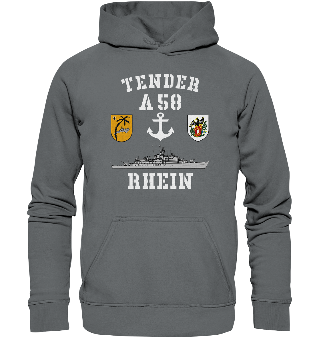 Tender A58 RHEIN 3.SG ANKER - Basic Unisex Hoodie