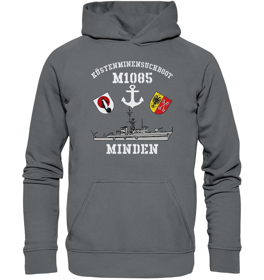 KM-Boot M1085 MINDEN Anker - Basic Unisex Hoodie