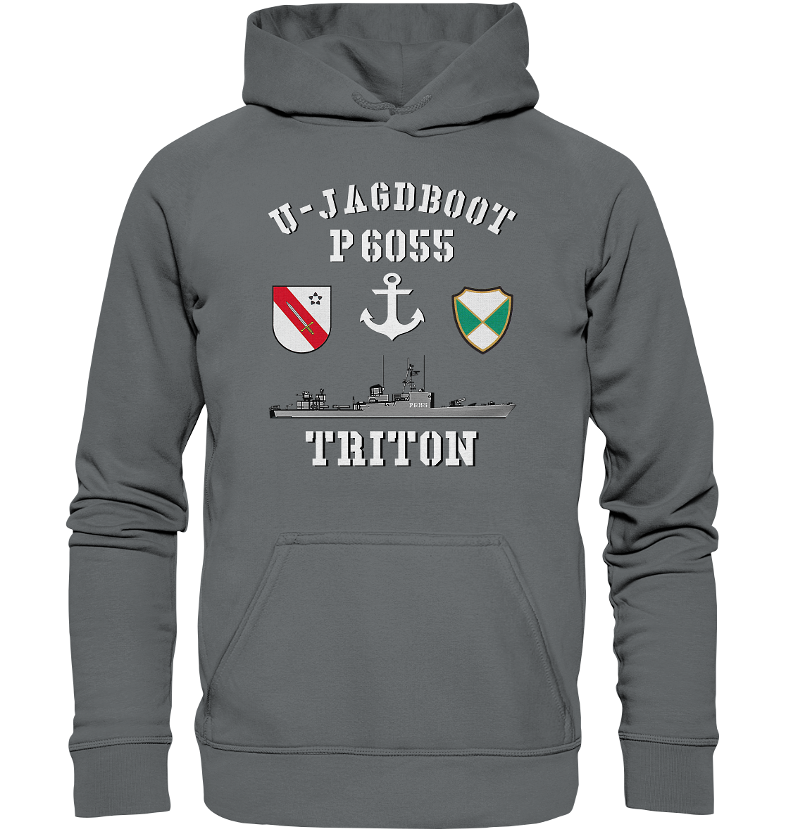 U-Jagdboot P6055 TRITON Anker - Basic Unisex Hoodie
